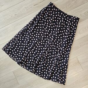 Windsmoor Polka Dot Pleated Midi Skirt, Size 20